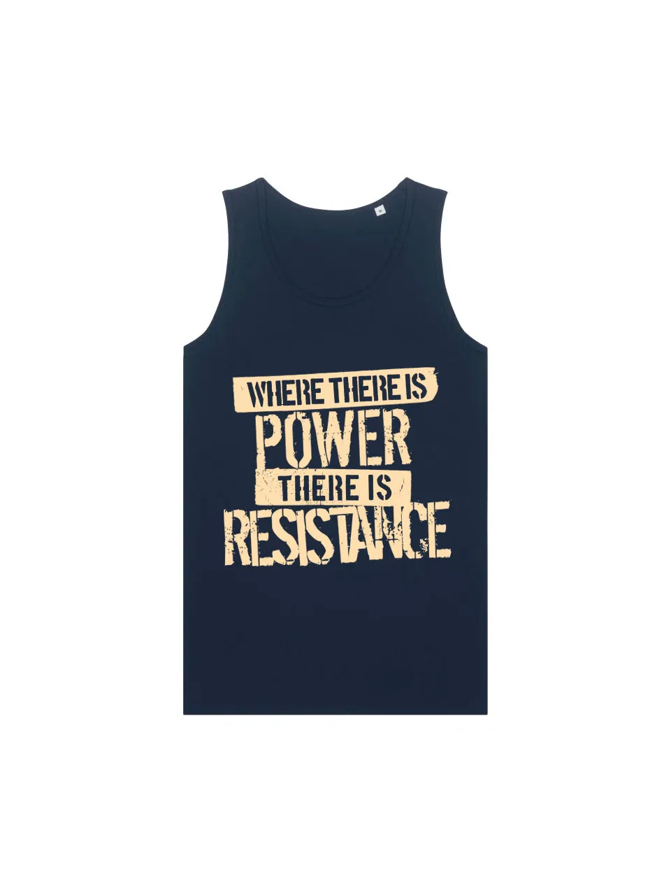 dna merch Power and Resistance Tanktop Unisex Baumwolle