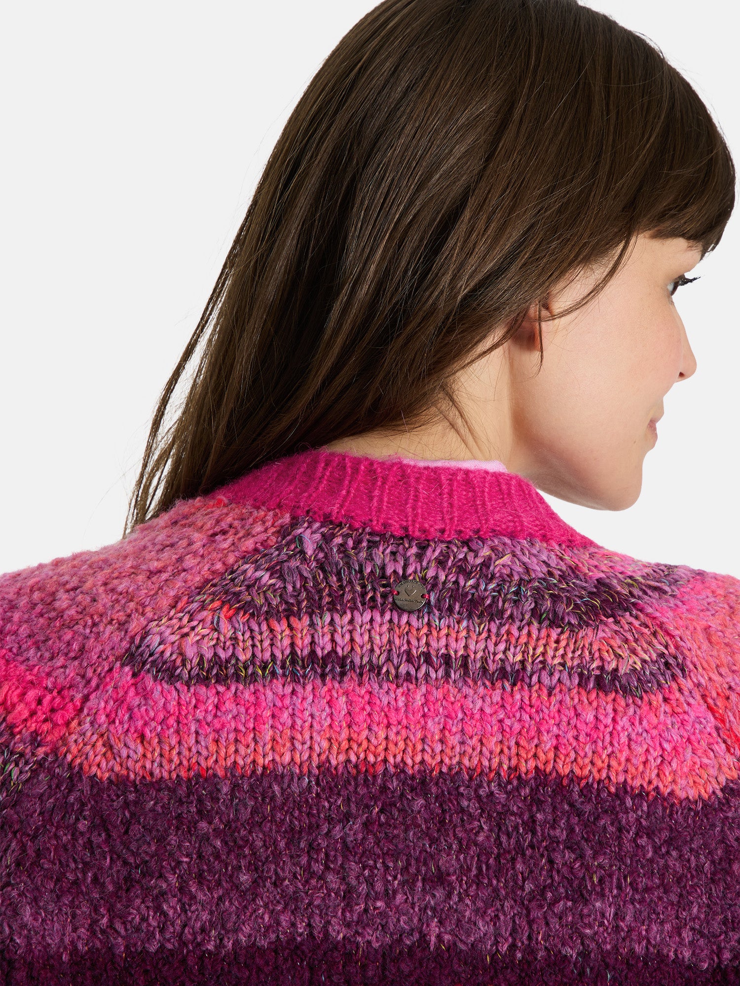 Lieblingsstück AmeliaL Strickjacke pink mit Alpaka