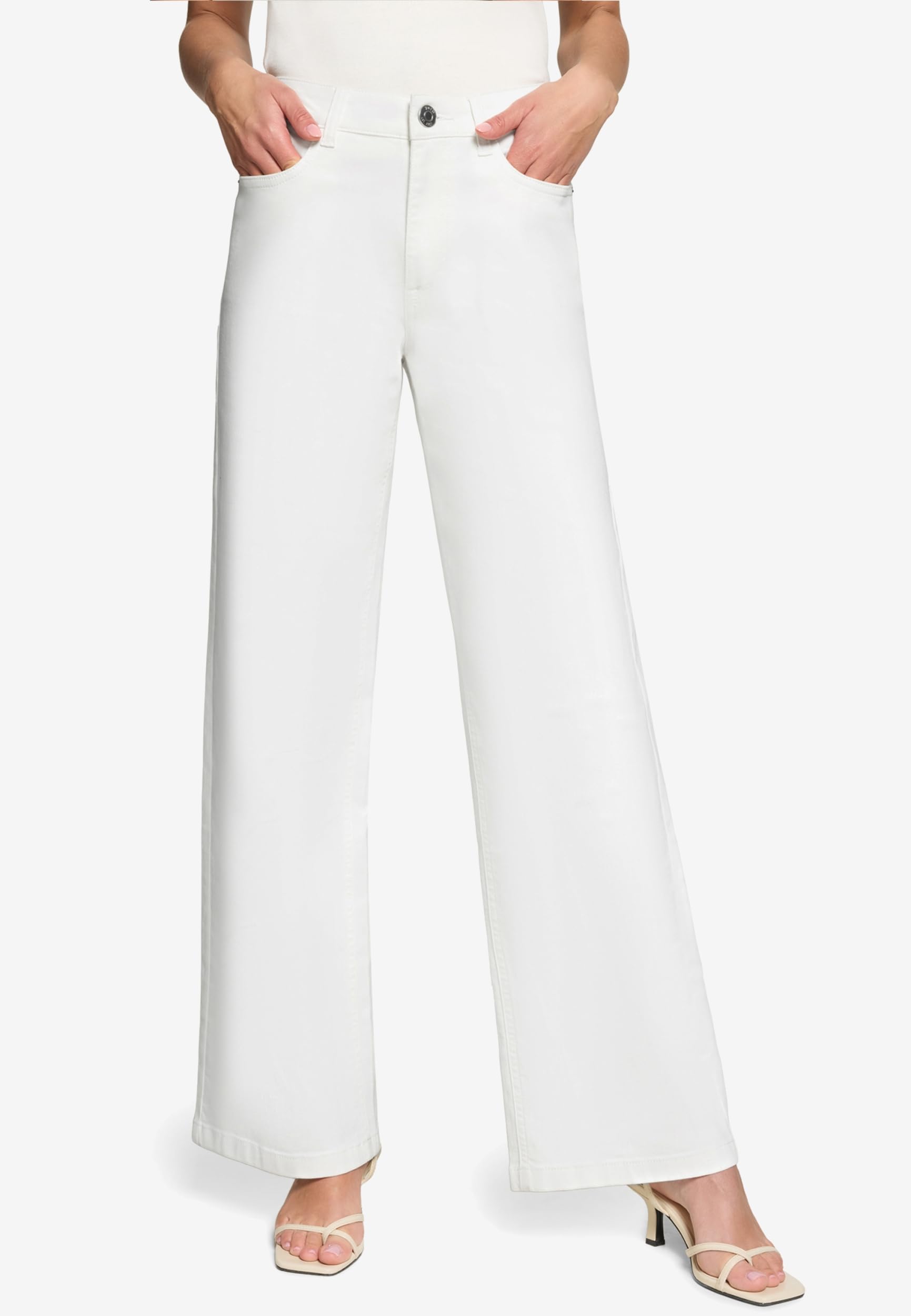 zero Hose Jeans 1/1 Länge Damenhose gerade