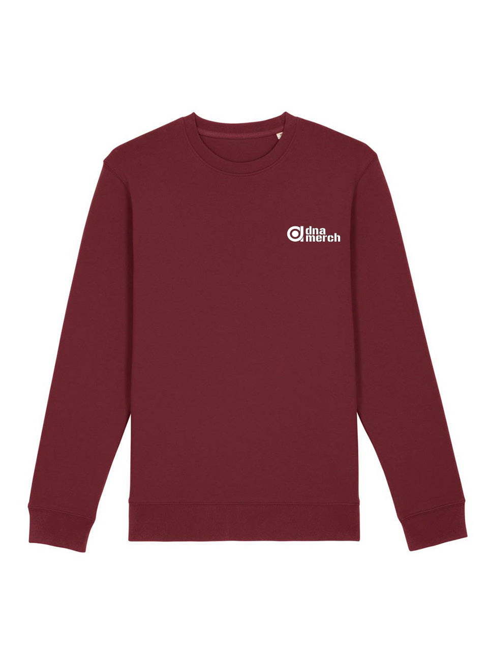 dna merch Fuck Charity Rundhalspullover Damen schwarz Biobaumwolle
