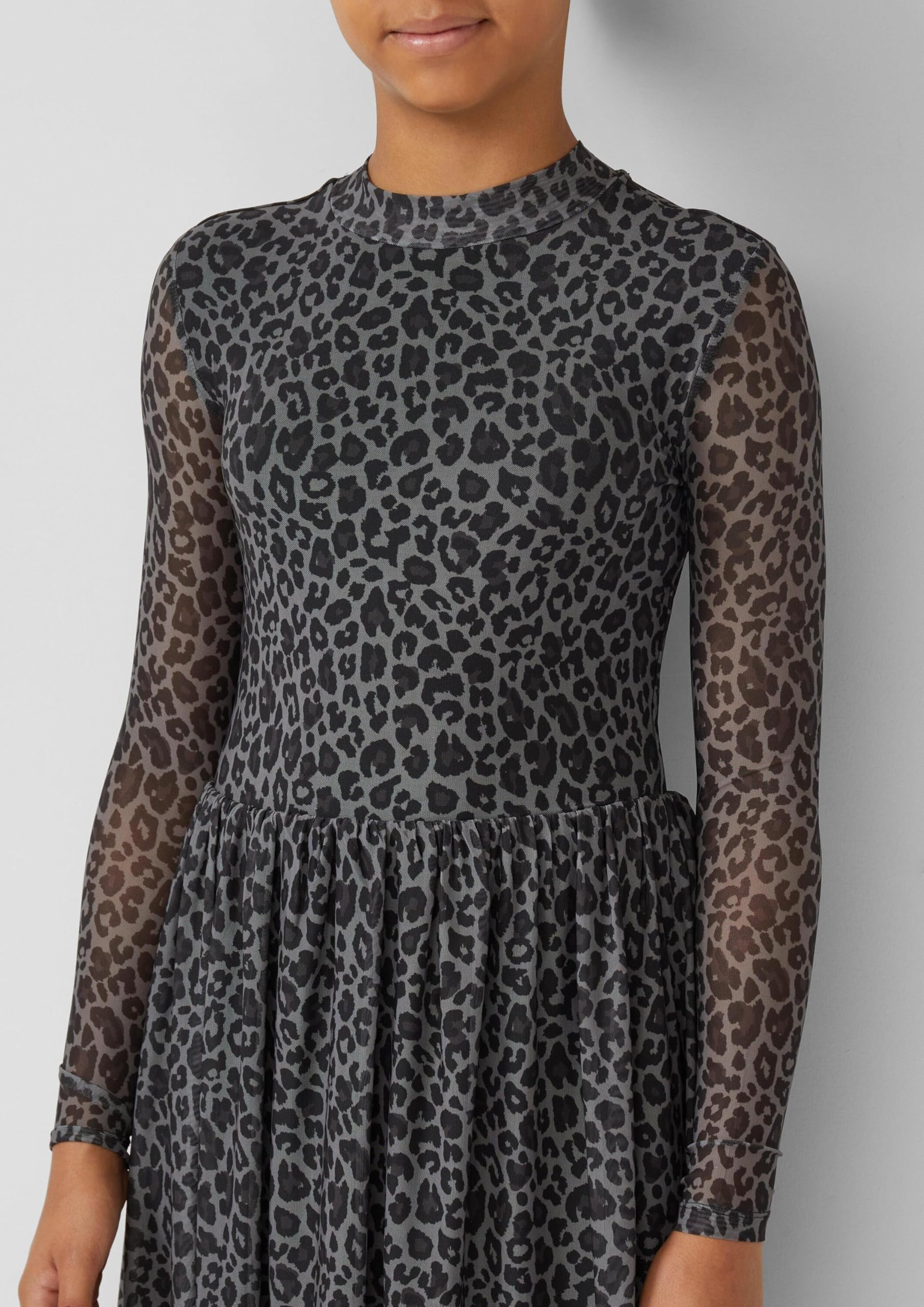 s.Oliver Junior Mesh-Kleid Kleid 152 mit All-Over-Print