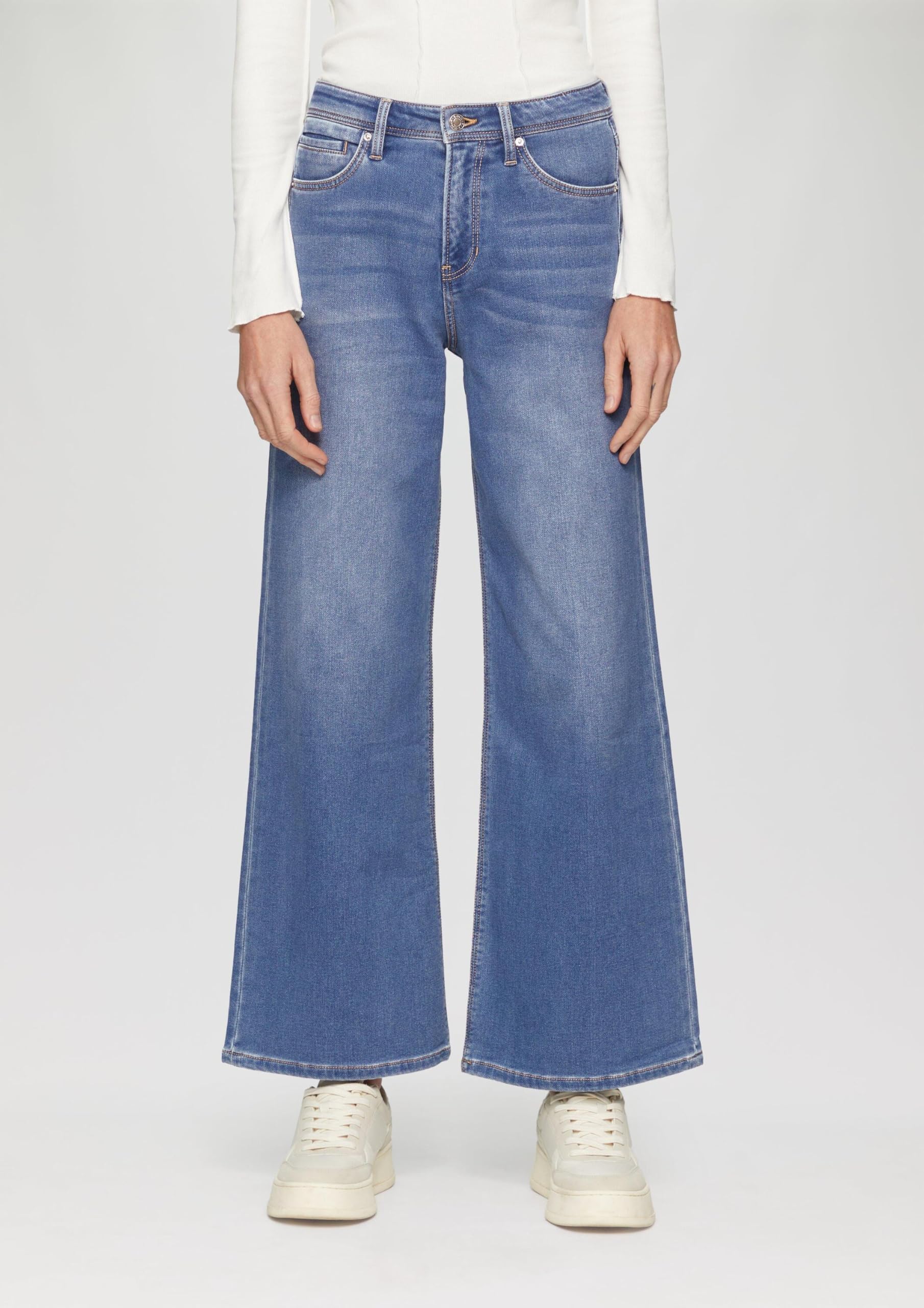 s.Oliver Suri Regular Fit Jeans Wide Leg 40W/30L Mid Rise