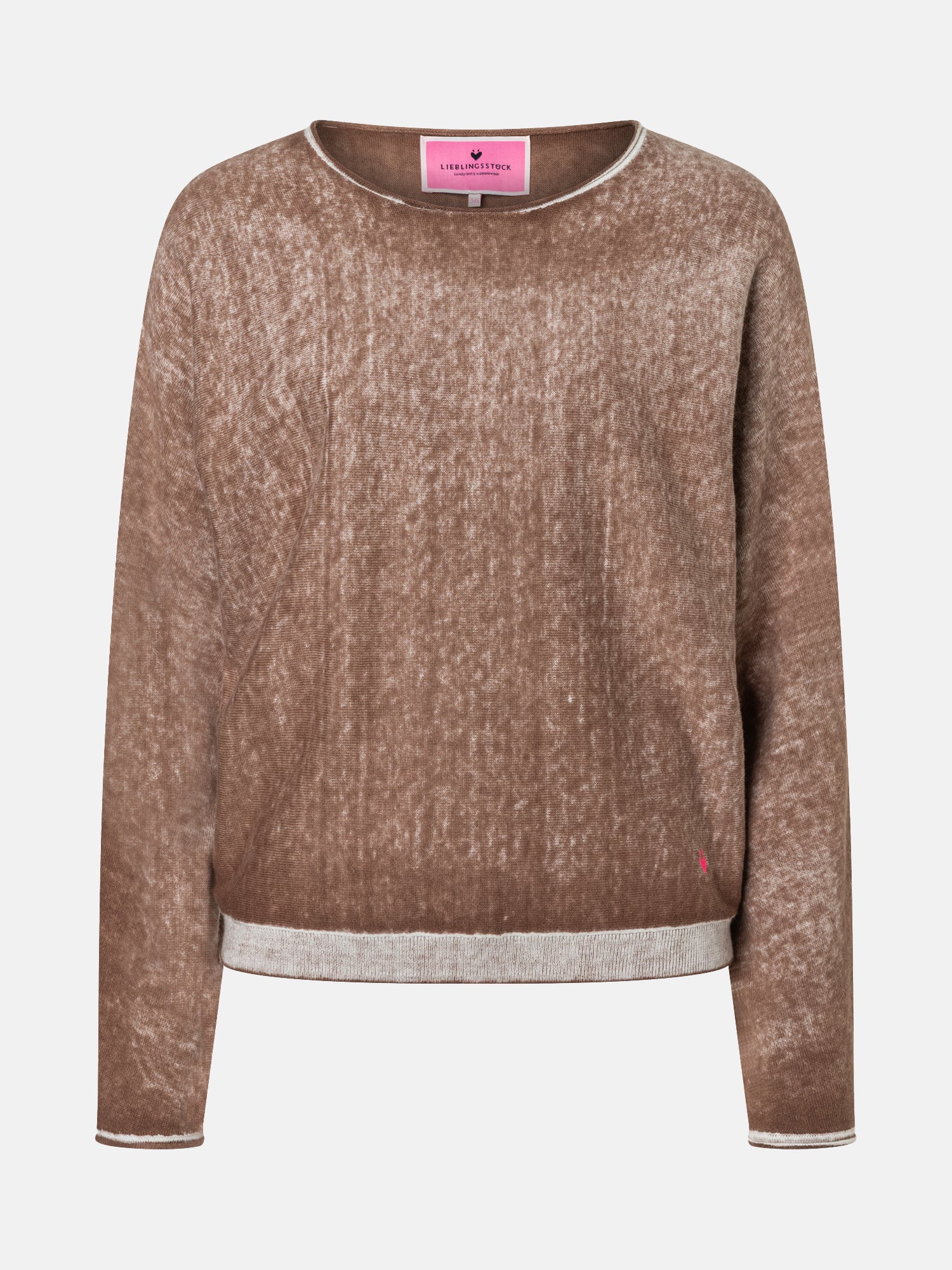 Lieblingsstück AthinaL Pullover neon pink mit Kaschmir