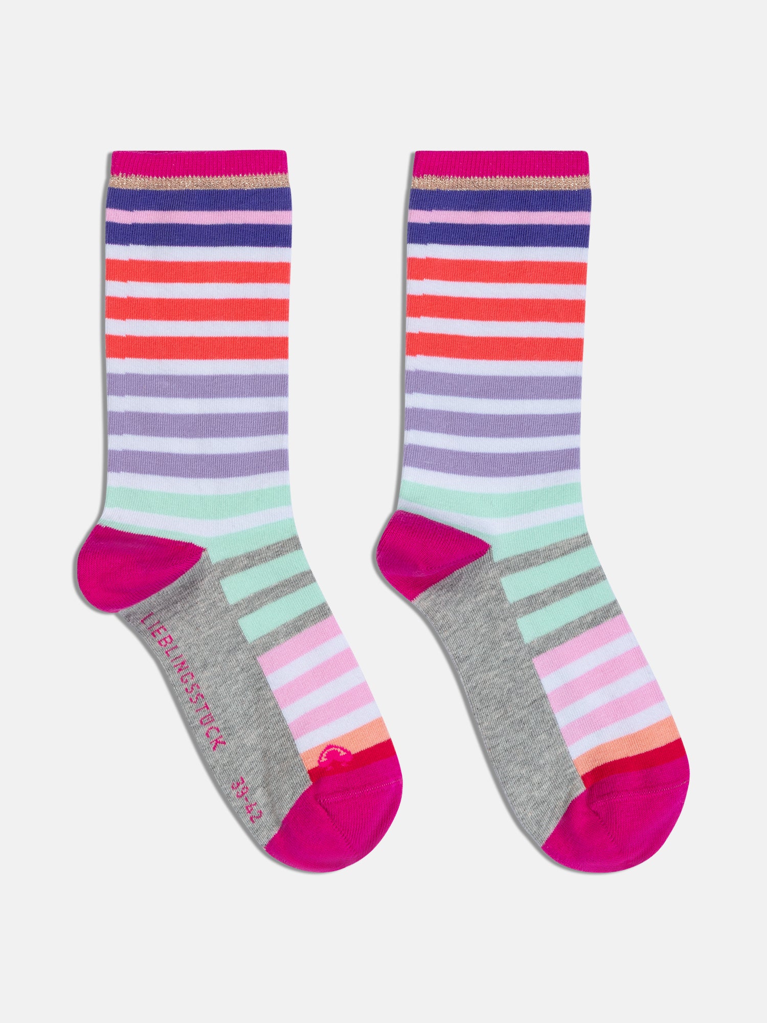 Lieblingsstück RainbowEP Socken rose 3er Pack gestreift