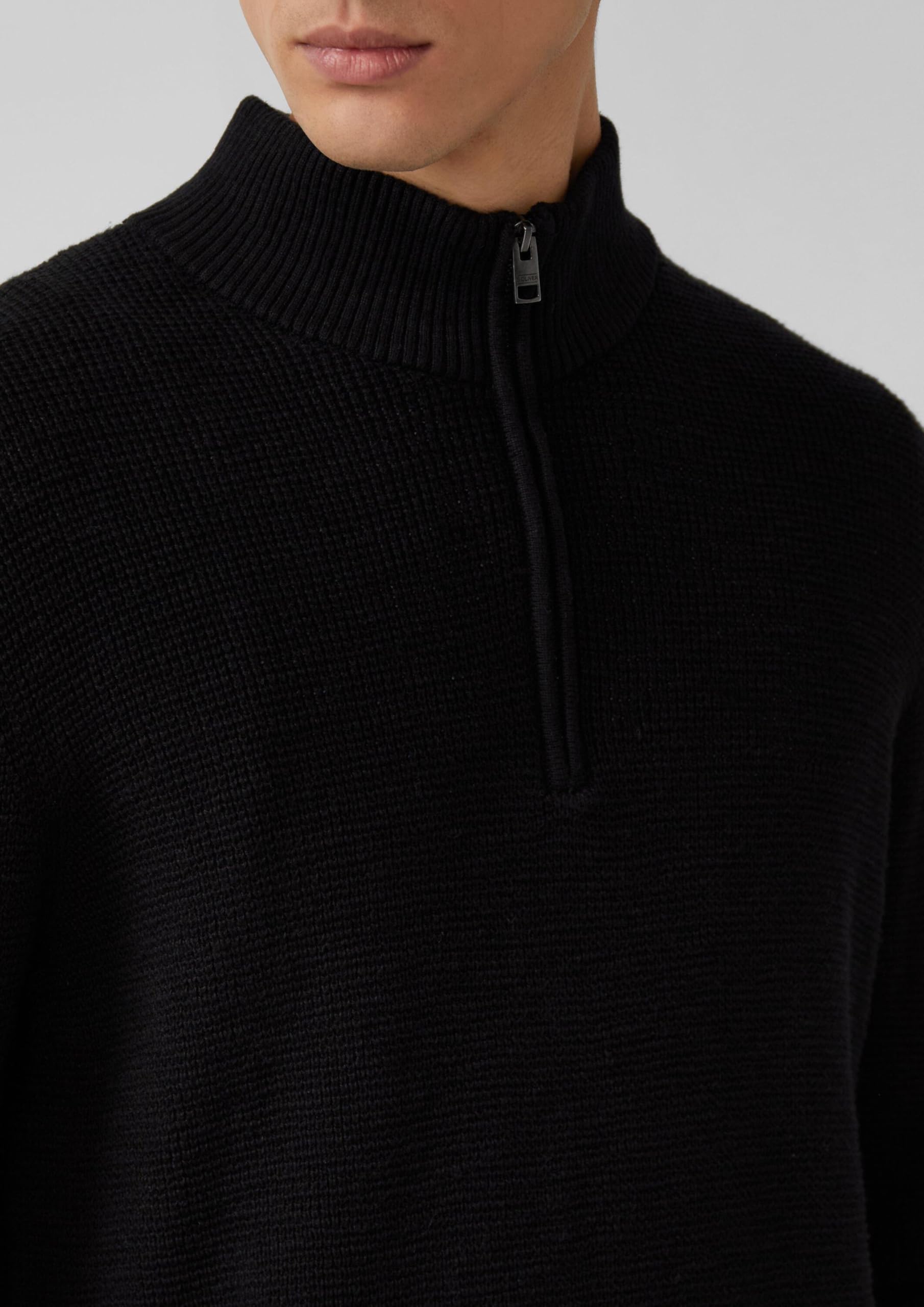 s.Oliver RED LABEL 2168815 Pullover L Grey/Black langarm