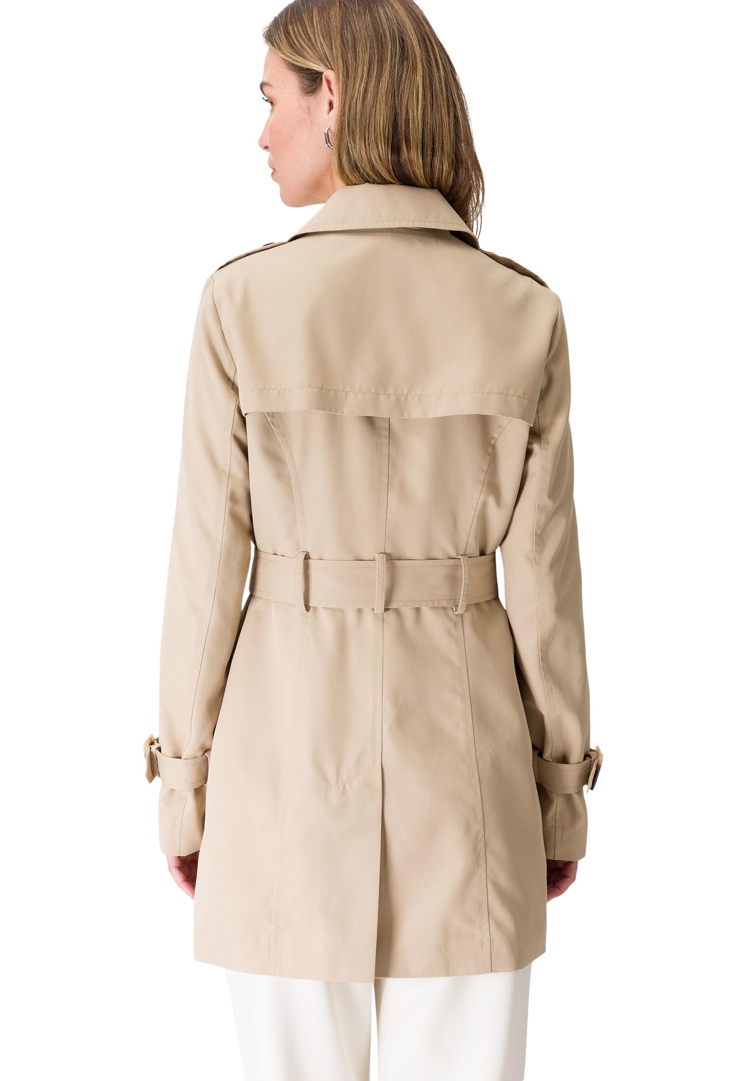 zero Trenchcoat zweireihig Mantel Travertine 40