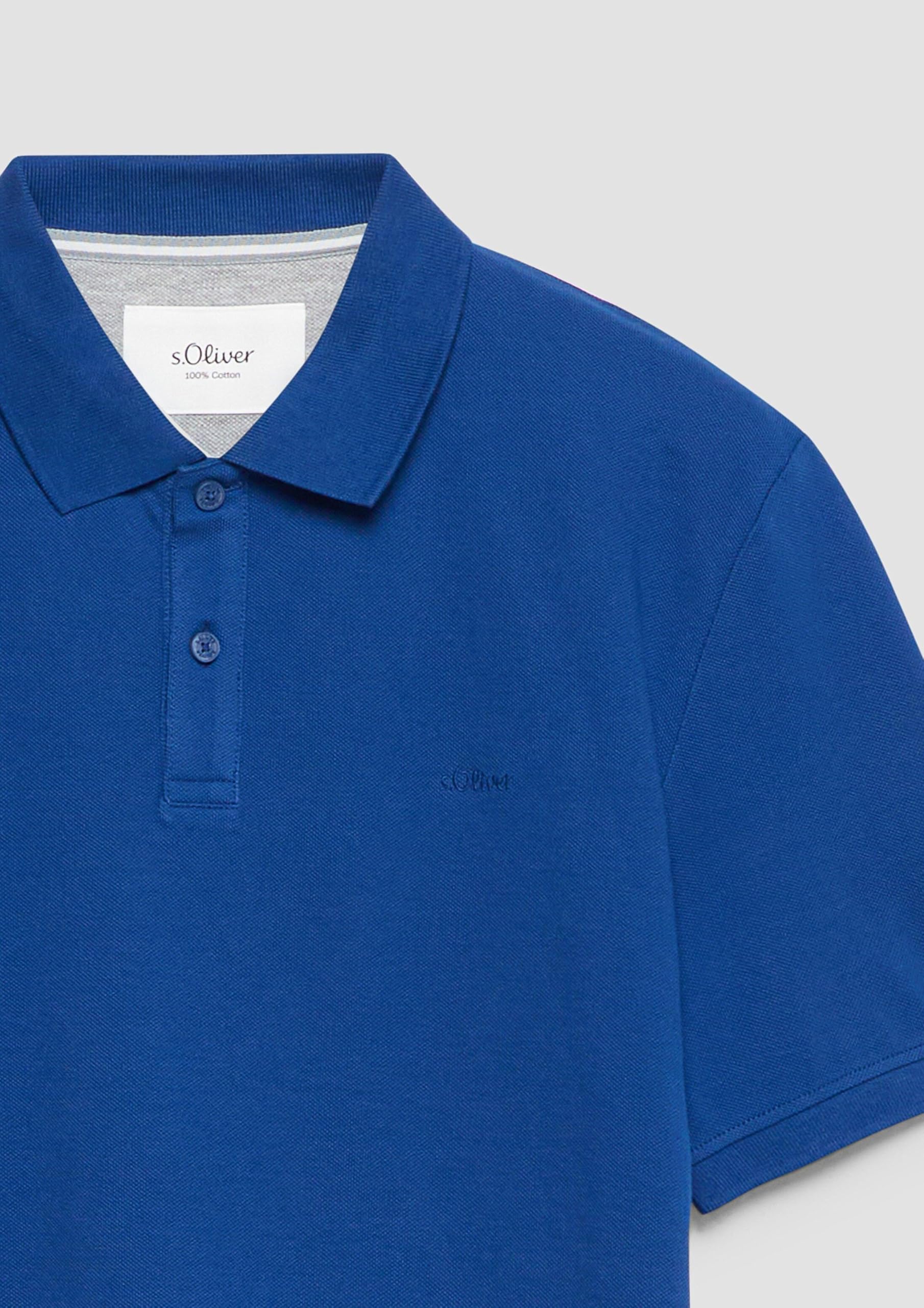 s.Oliver Herren Poloshirt Baumwollpiqué 1er Pack Baumwolle