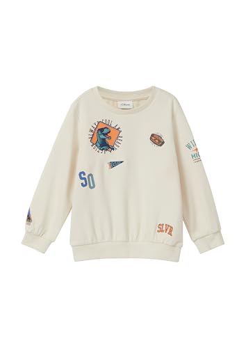 s.Oliver RED LABEL Sweatshirt 3D-Print Rot 104-110