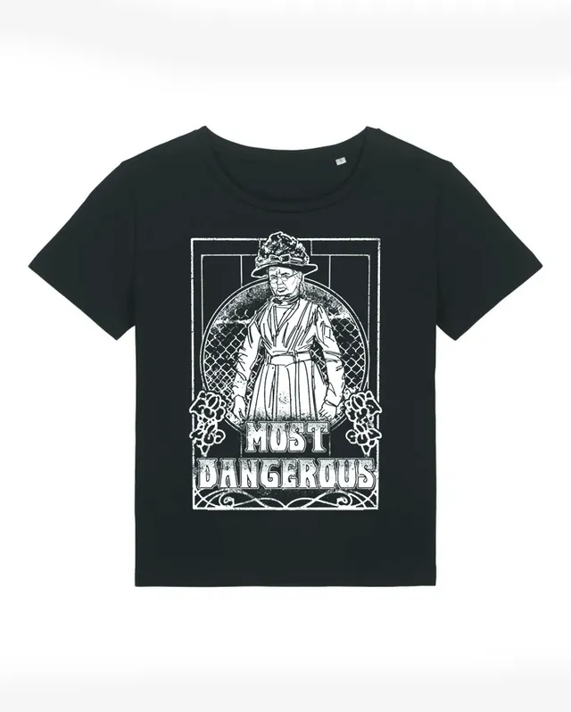 dna merch Most Dangerous Mother Jones T-Shirt Damen Bio-Baumwolle