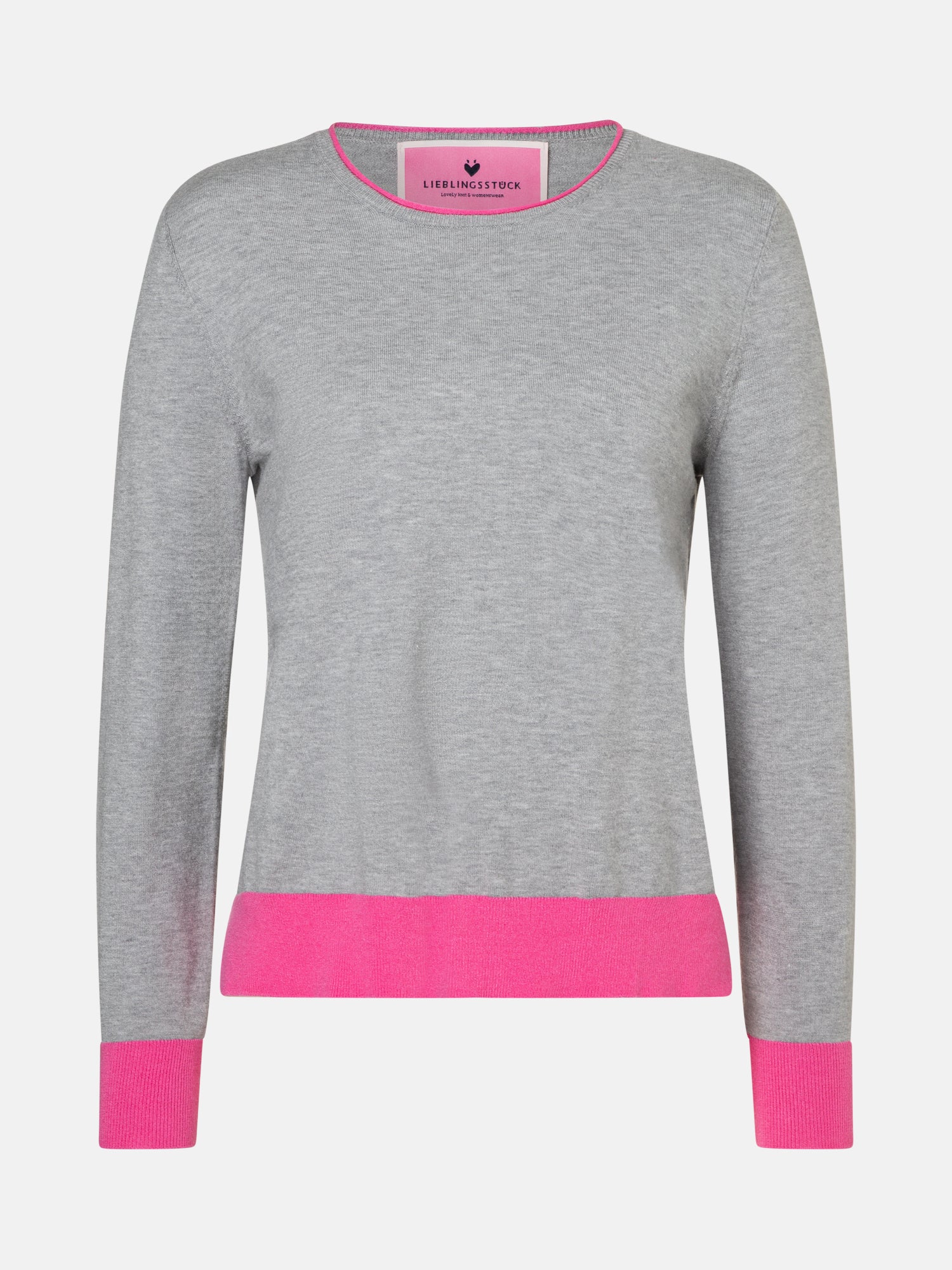 Lieblingsstück KariaEP Pullover light silver Viskose