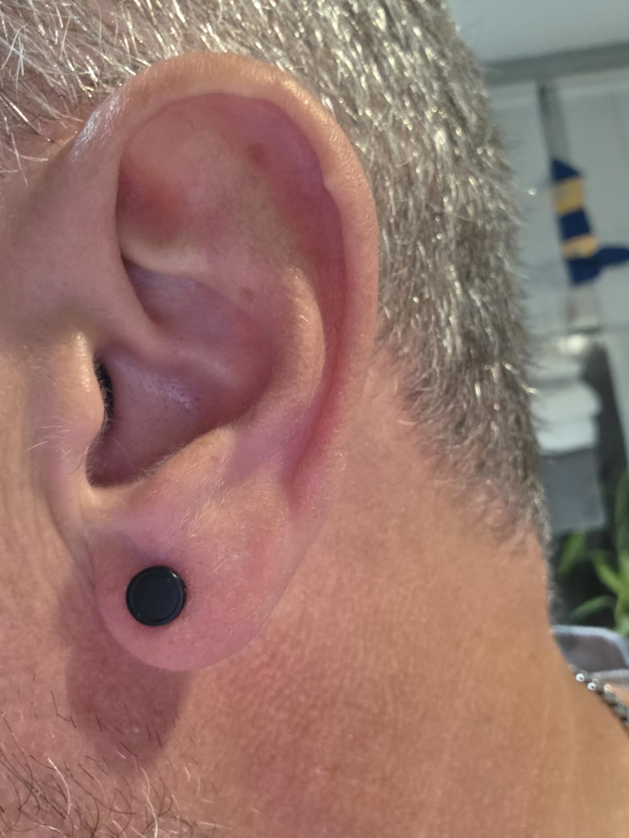 s.Oliver Herren Ohrstecker Edelstahl Silber Matt