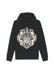 dna merch Durga Hoodie mit Löwen-Göttin schwarz