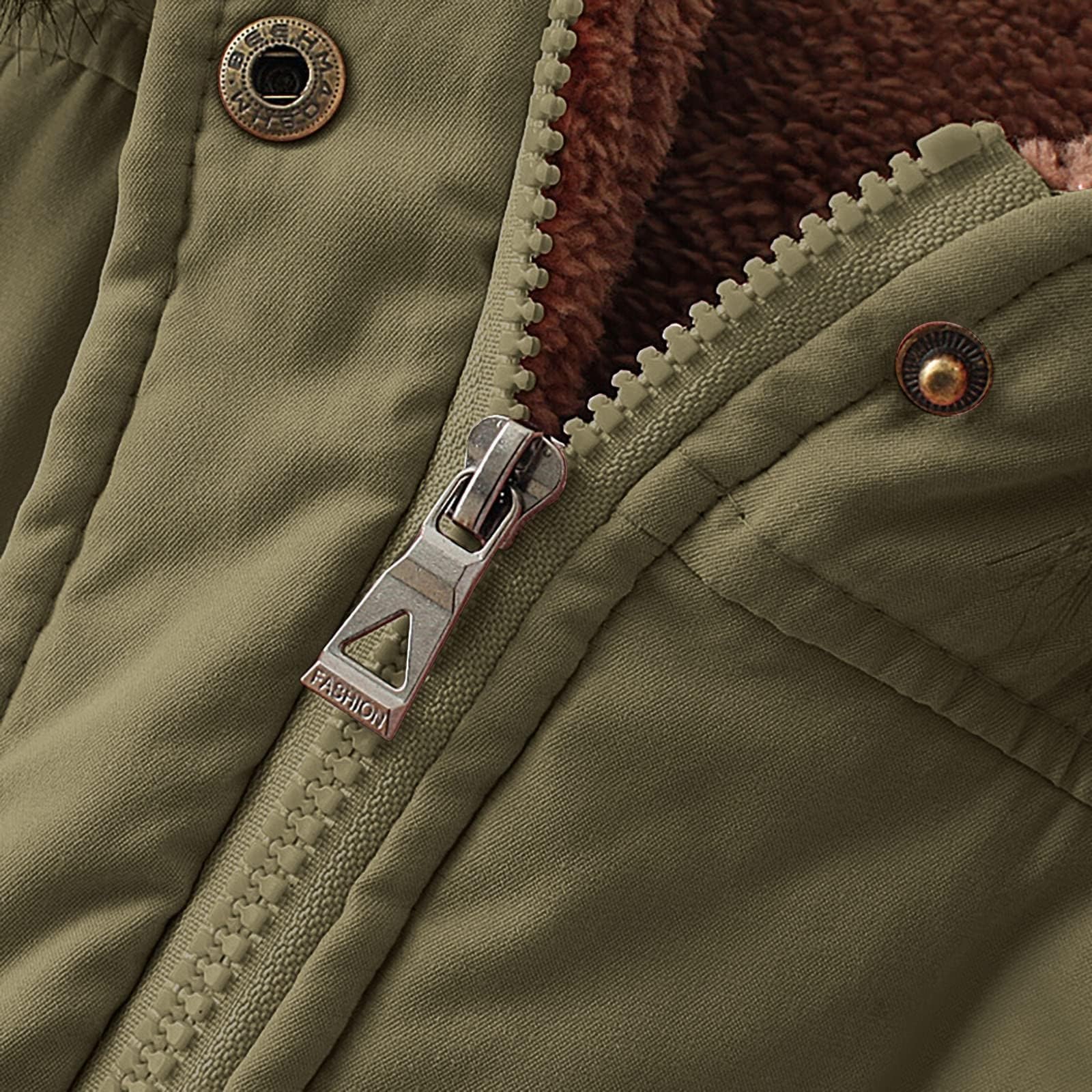 Singular Wintermantel Damen Parka mit Kapuze Teddyfleece gefüttert