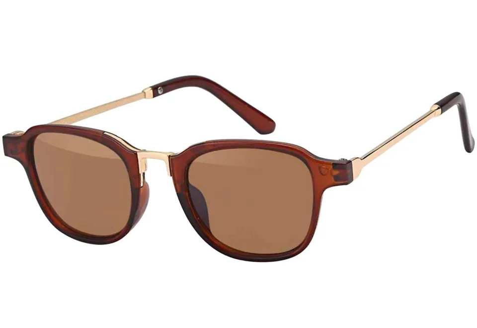 BEZLIT Sonnenbrille Braun Gold polarisiert UV400