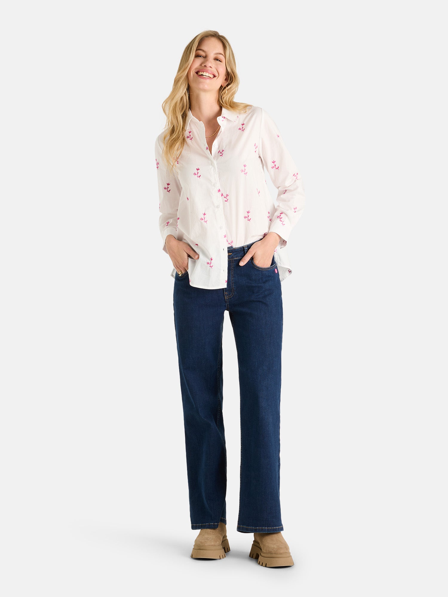 Lieblingsstück RadunaL Bluse offwhite aus Baumwolle
