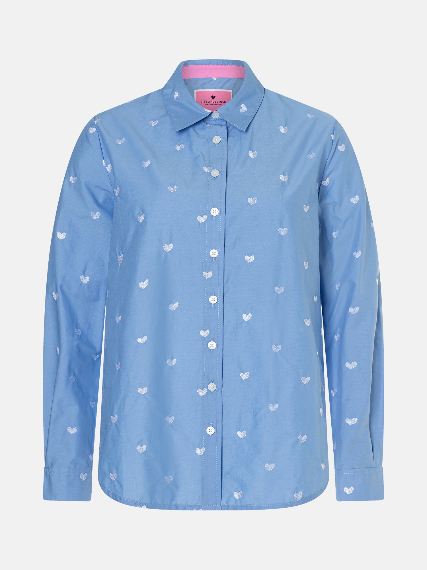 Lieblingsstück RadunaL Bluse offwhite Baumwolle Herz
