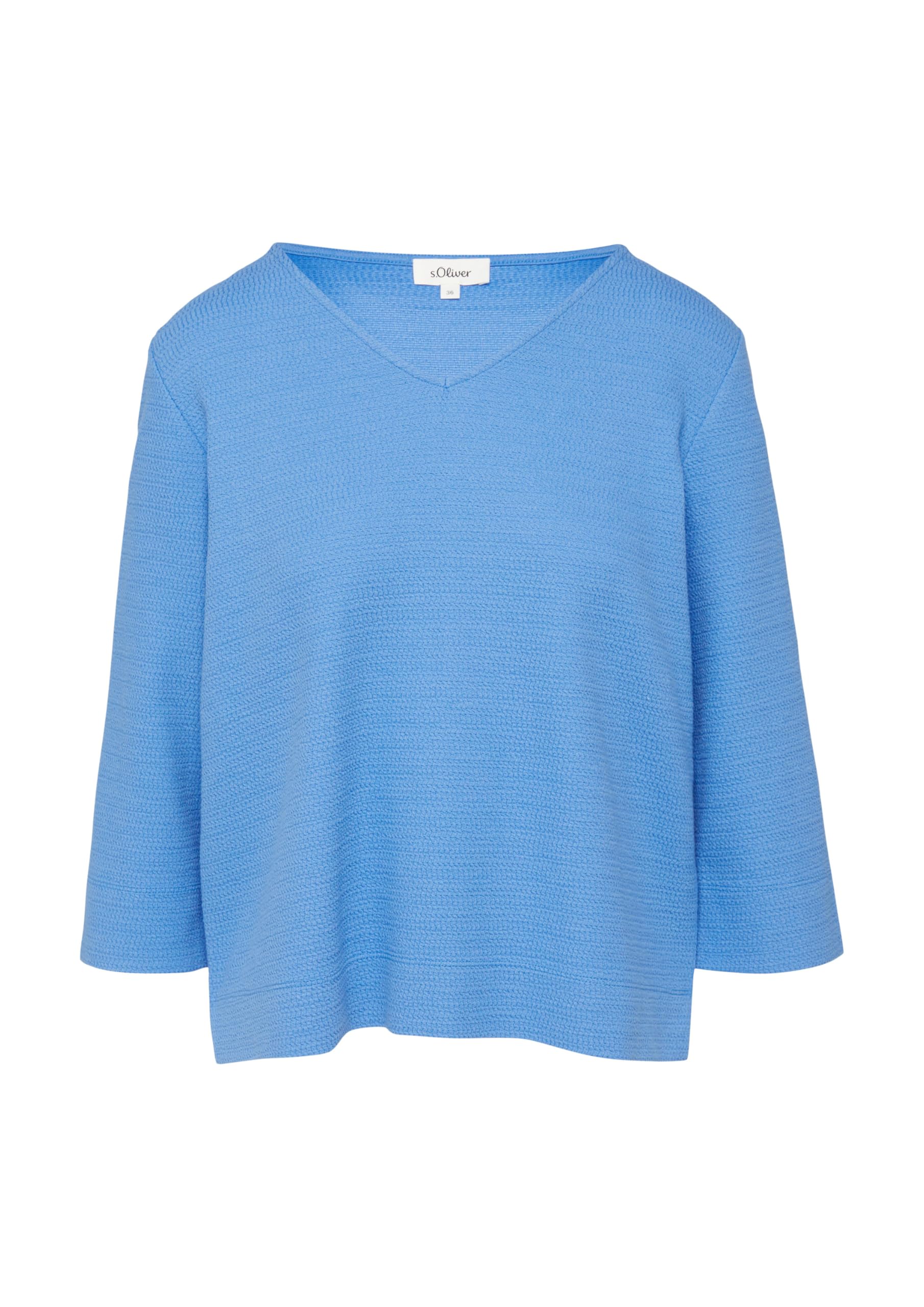 s.Oliver Junior Sweatshirt V-Ausschnitt 3/4-Arm Jersey