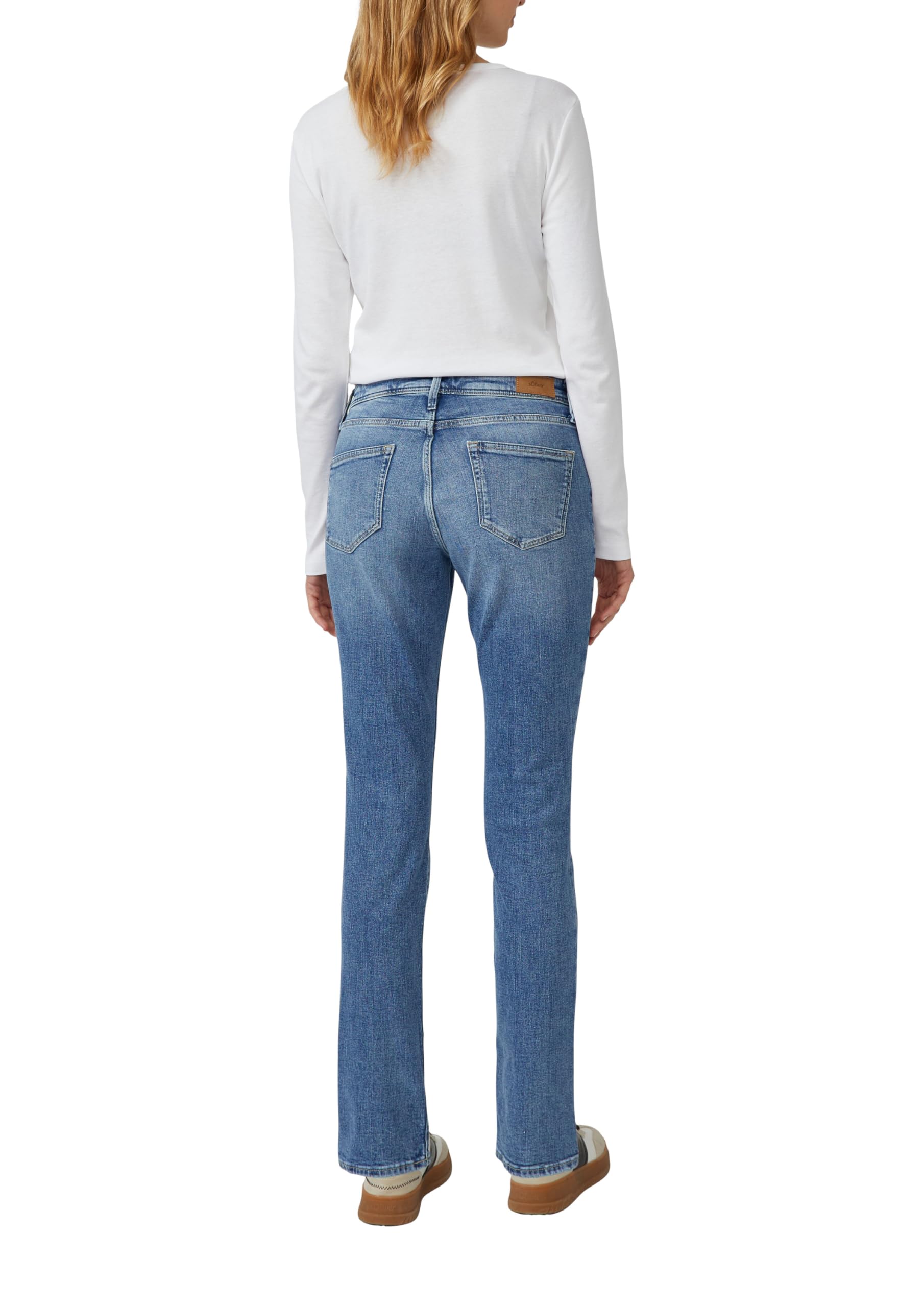 s.Oliver Betsy Jeans Mid Rise Slim Fit Denim