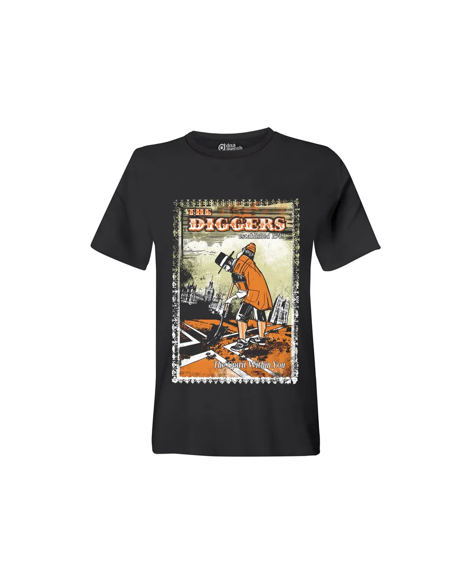 dna merch The Diggers Spirit Within You T-Shirt schwarz Unisex