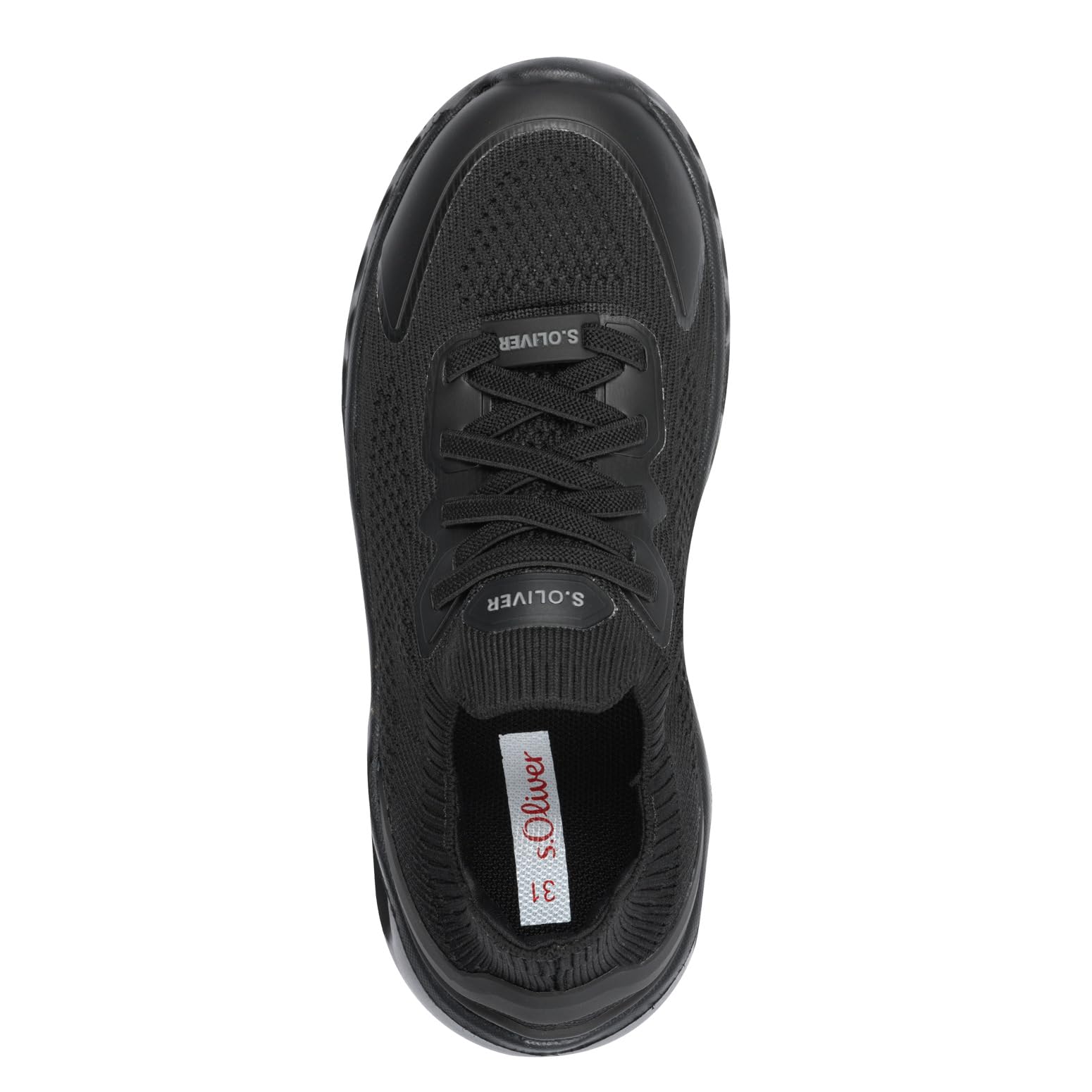 s.Oliver Junior Mädchen-Sneaker Chunky schwarz sportlich