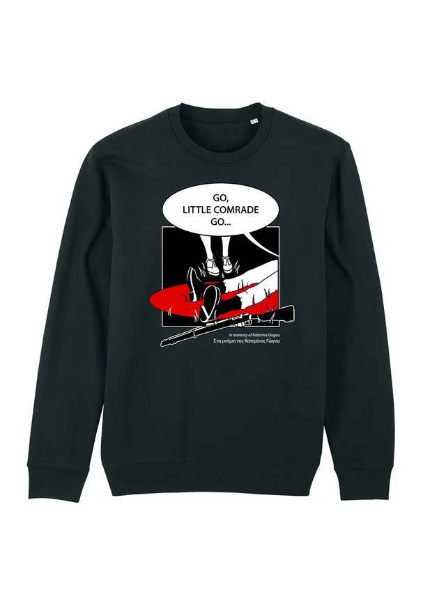 dna merch Katerina Gogou Sweatshirt mit Dichter-Porträt