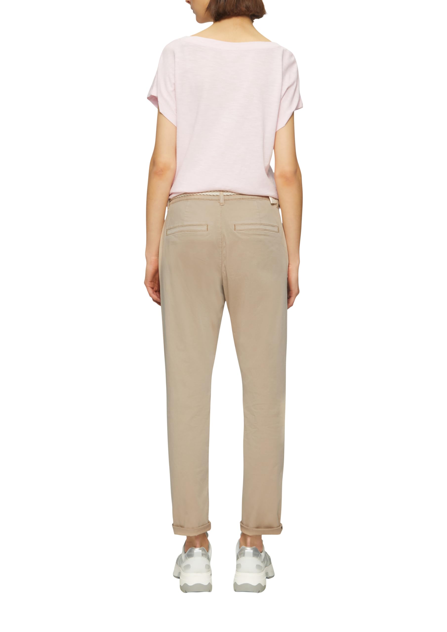 s.Oliver Junior Garment Dye Chinohose mit Flechtgürtel