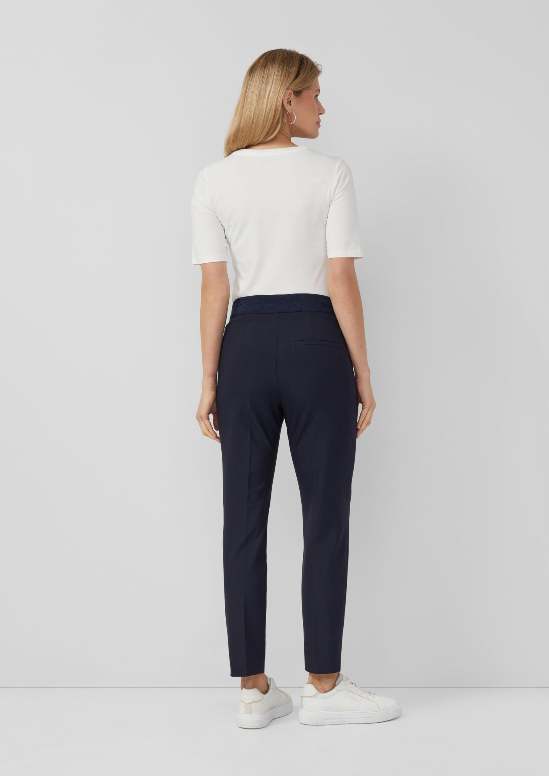 s.Oliver 2175698 Hose Slim Fit 7/8 Größe 38 navy