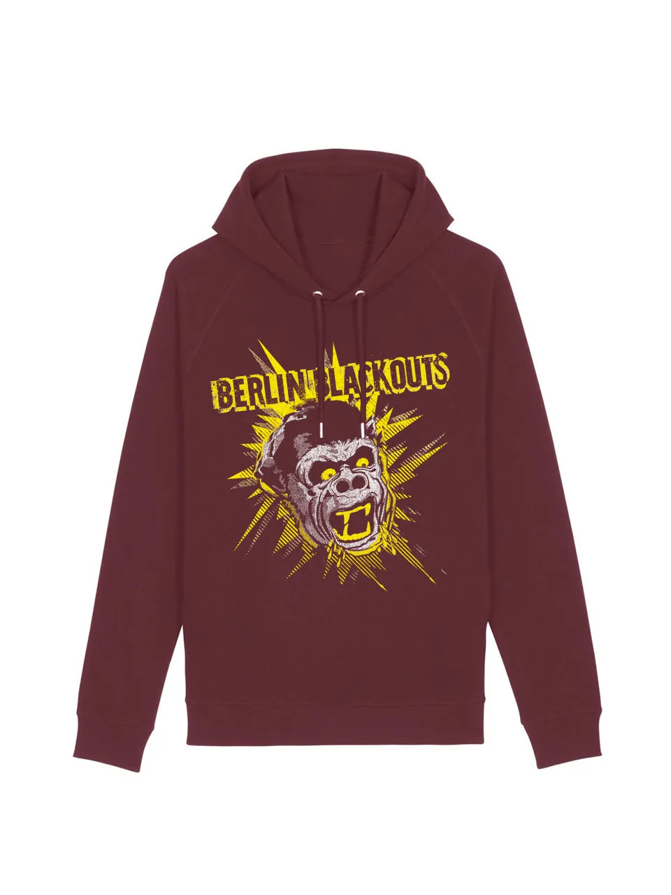 dna merch Berlin Blackouts Mad Gorilla Hoodie Biobaumwolle