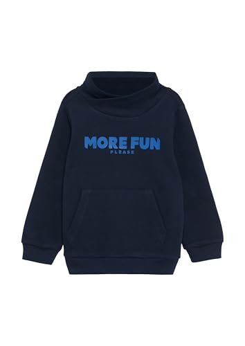 s.Oliver RED LABEL Hoodie erhabener Print navy wärmend