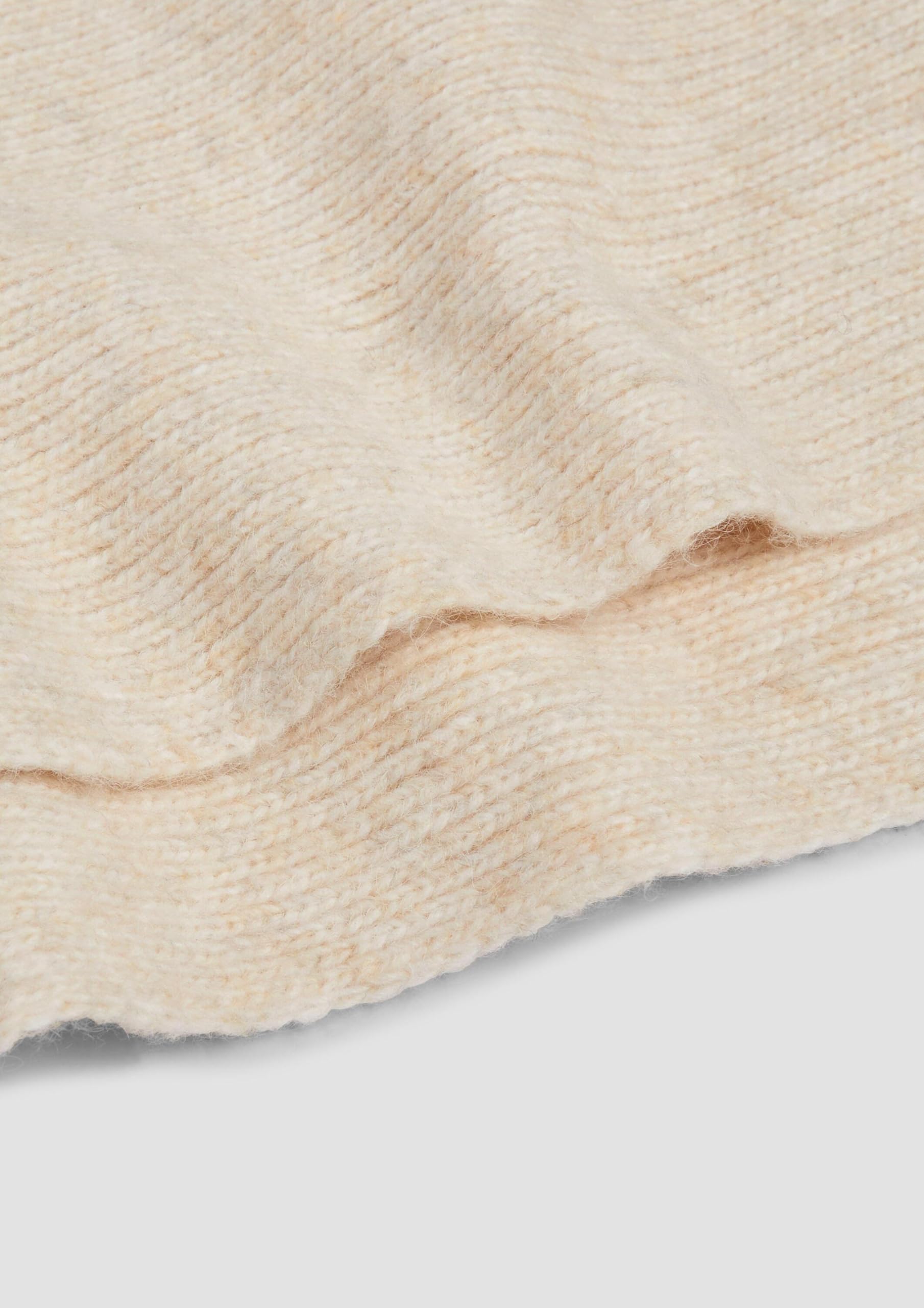 s.Oliver Junior Strickschal Wollmix beige