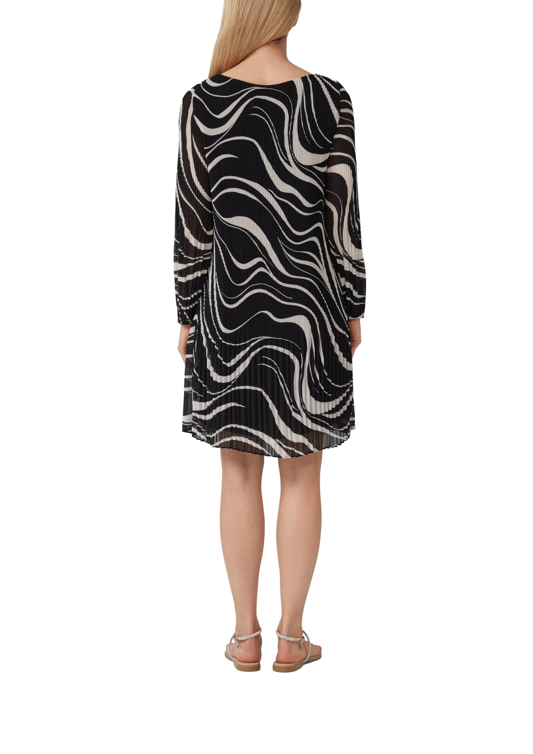 s.Oliver BLACK LABEL Kleid 99A3 Midi Gr.38 Allover