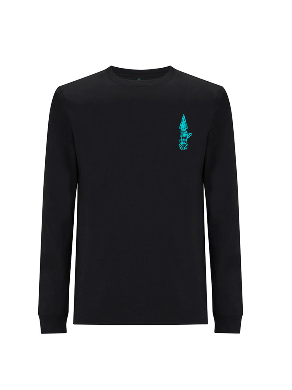 dna merch Maya-Widerstand 1517 Langarmshirt schwarz