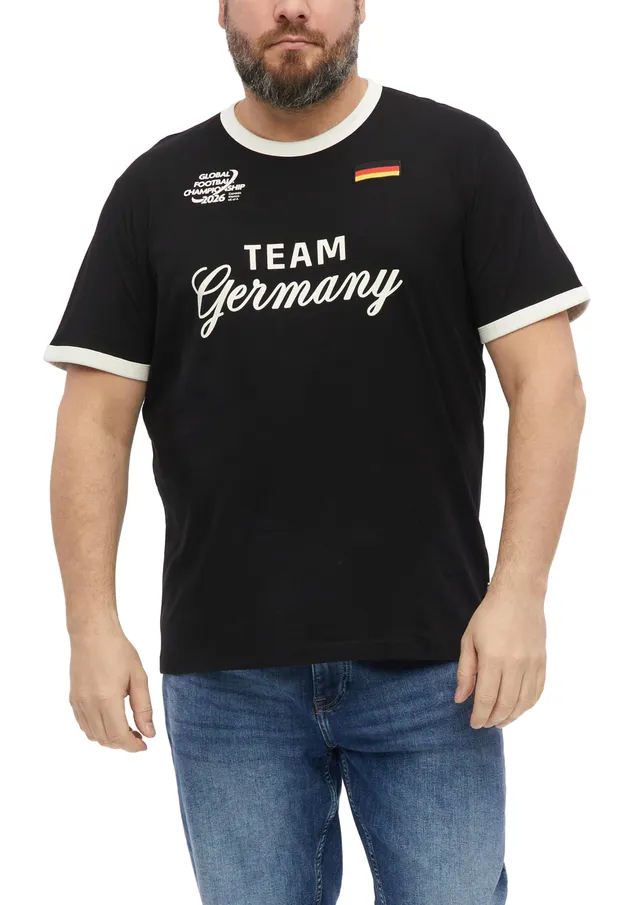 s.Oliver Junior T-Shirt Fußball-Motiv schwarz