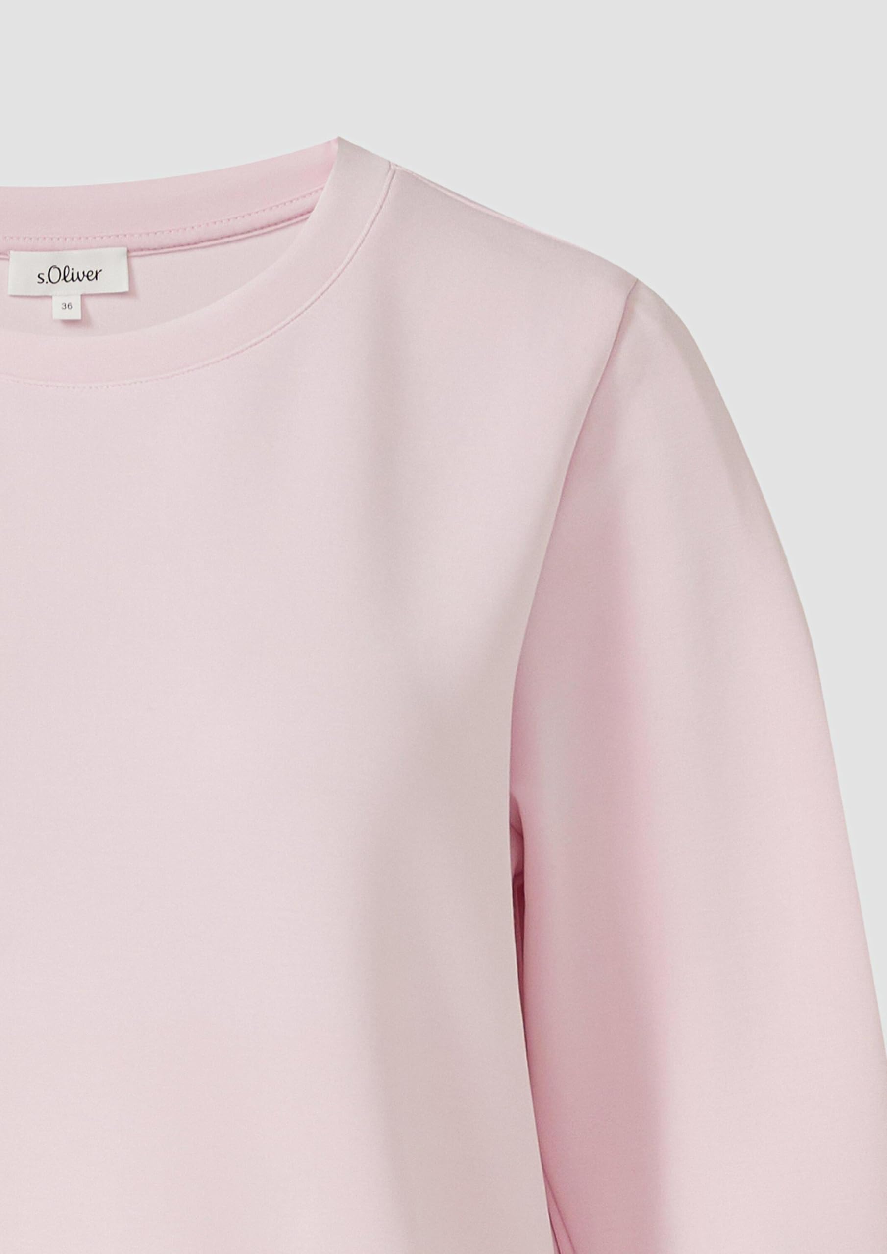 s.Oliver 2174983 Sweatshirt 3/4 Arm Gr.42 zartrosa