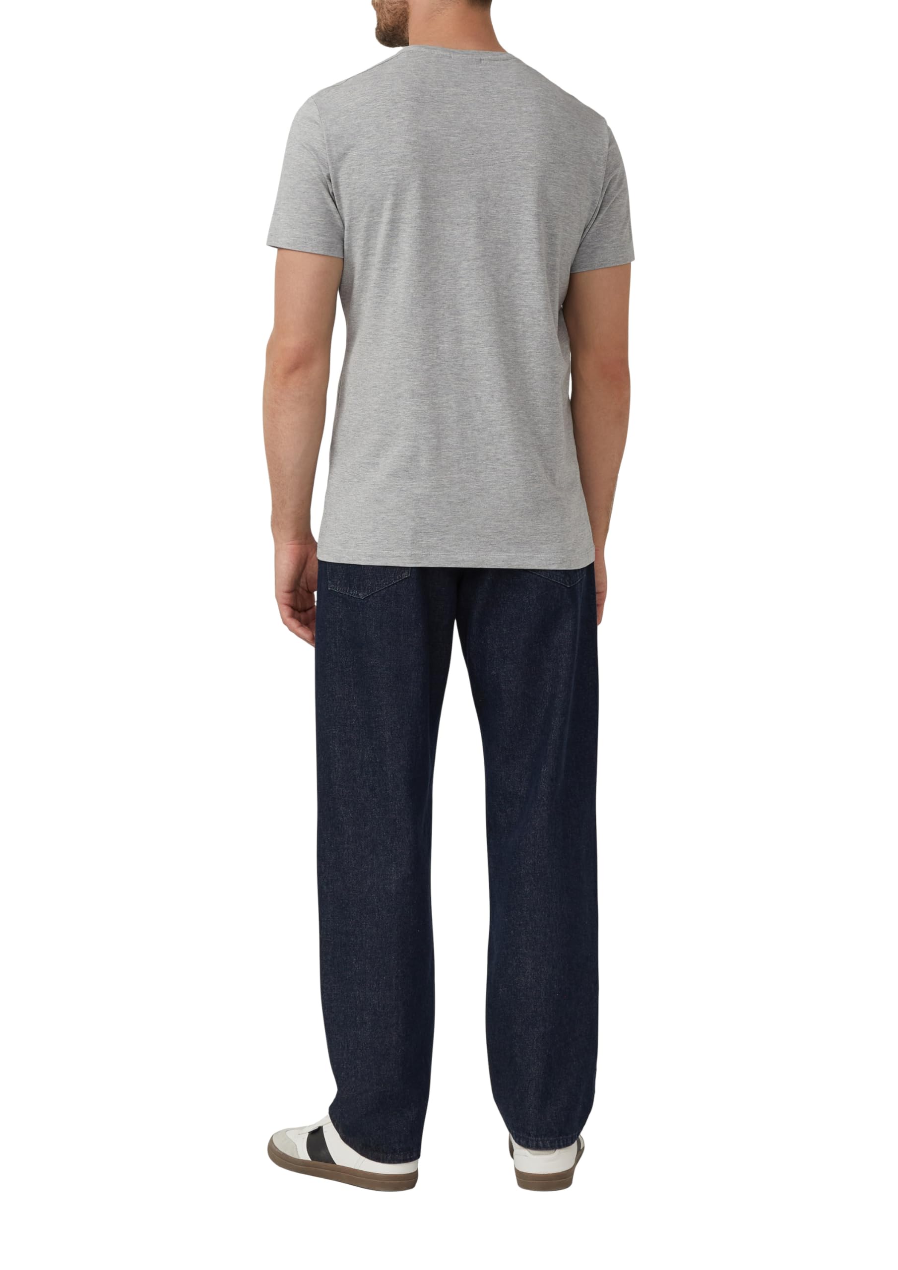 s.Oliver RED LABEL T-Shirt Herren L Schwarz Baumwolle