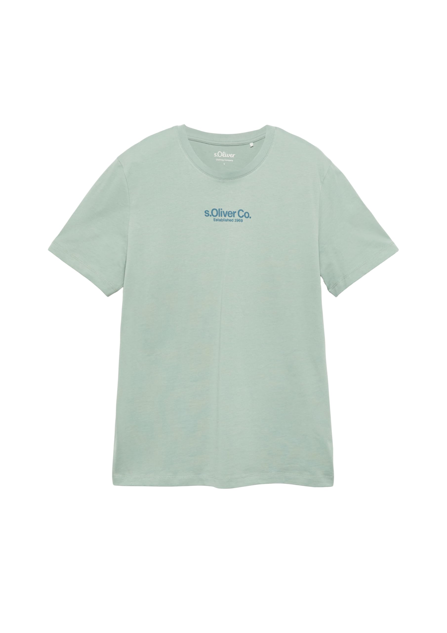 s.Oliver Junior T-Shirt Logoprint blau 3XL