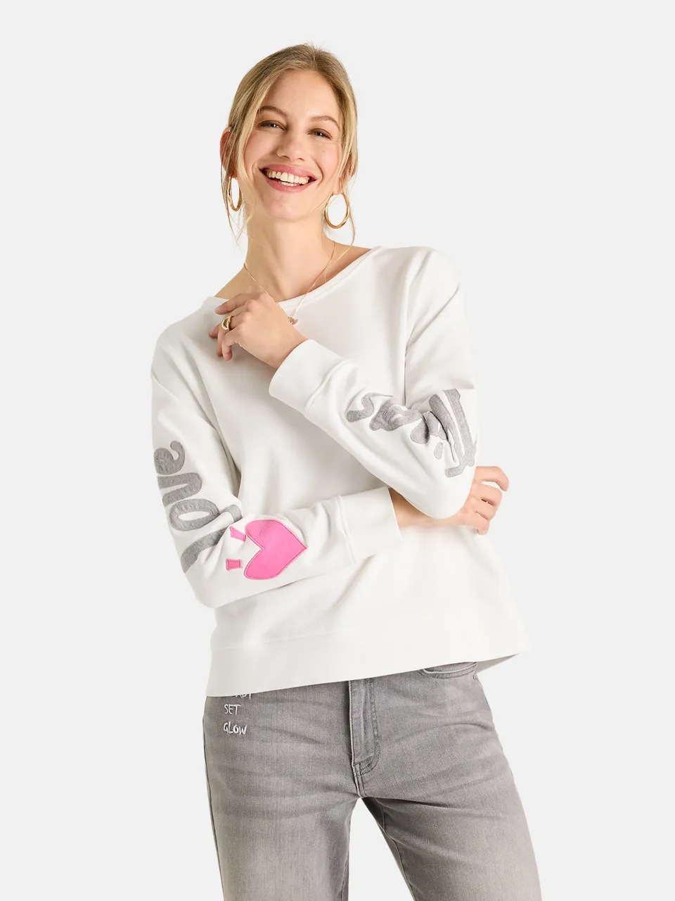 Lieblingsstück LatifahEP Sweatshirt offwhite Baumwollmix