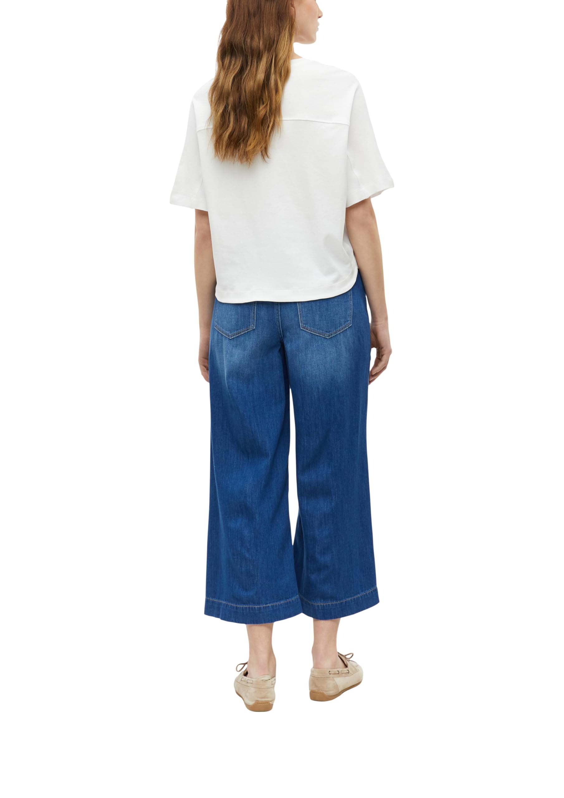 s.Oliver Red Label Culotte-Jeans High Rise Damen Wide Leg