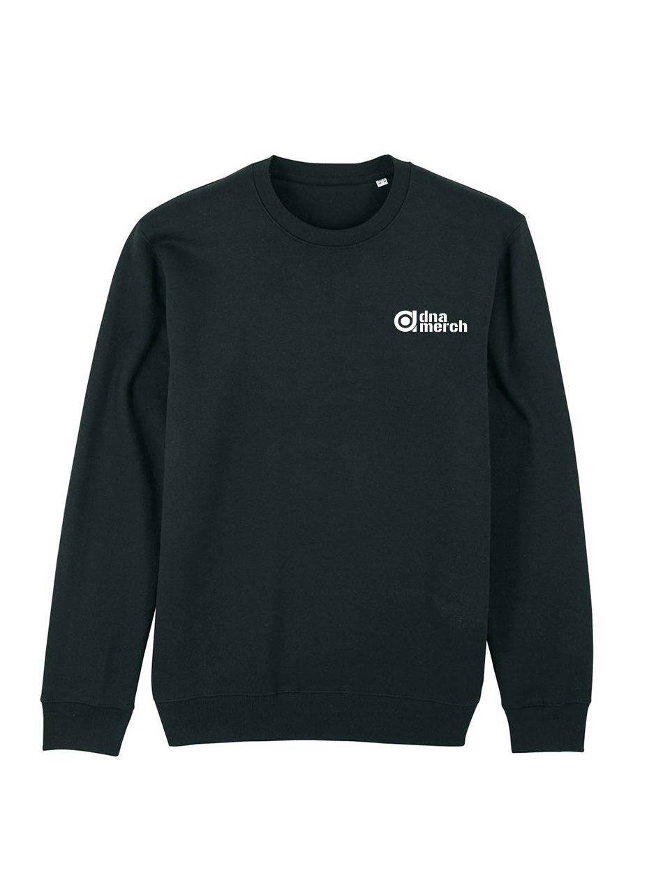 dna merch Fuck Charity Rundhalspullover Damen schwarz Biobaumwolle