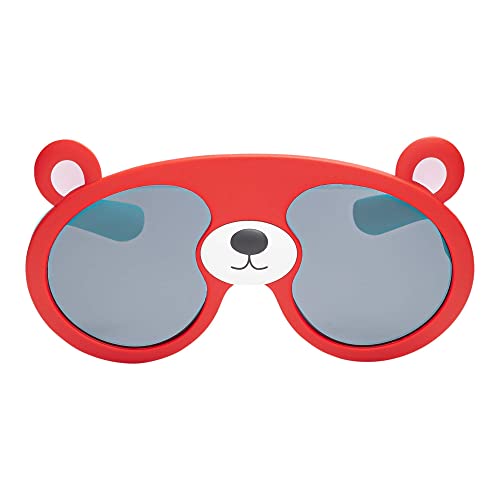 BEZLIT Bär Kinder Sonnenbrille Rot-Blau polarisiert UV400