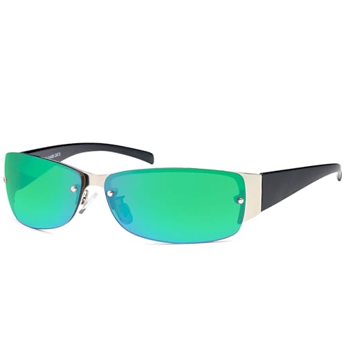 BEZLIT A0475 Flieger Sonnenbrille Grün Bikerbrille