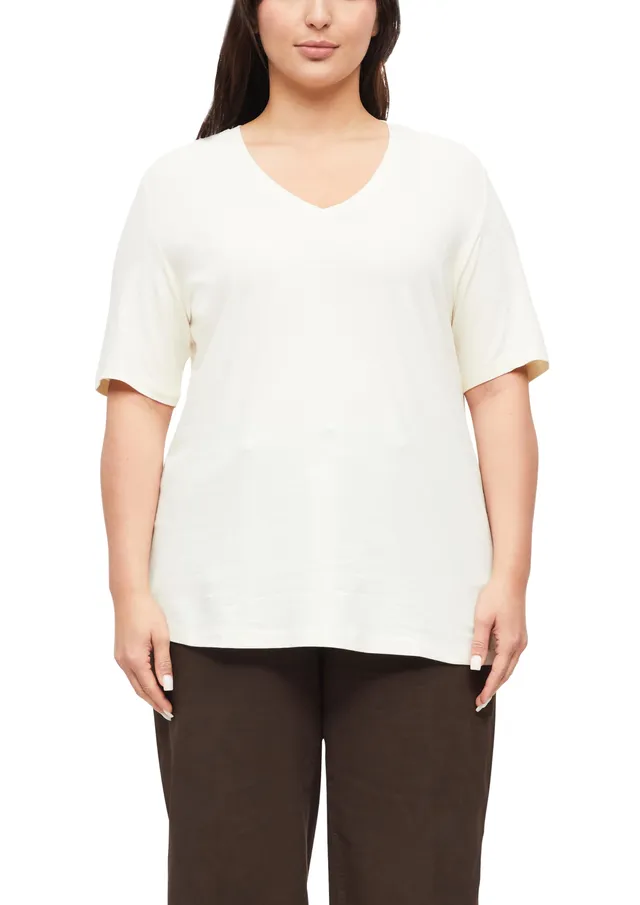 s.Oliver RED LABEL T-Shirt V-Neck Baumwolle