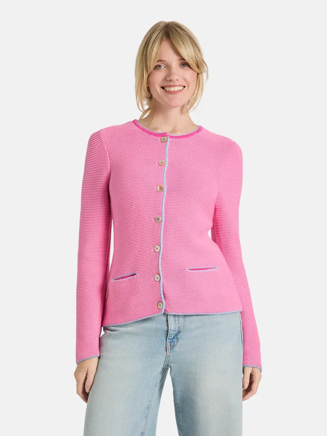 Lieblingsstück ZaraL Strickjacke sachet pink Baumwolle