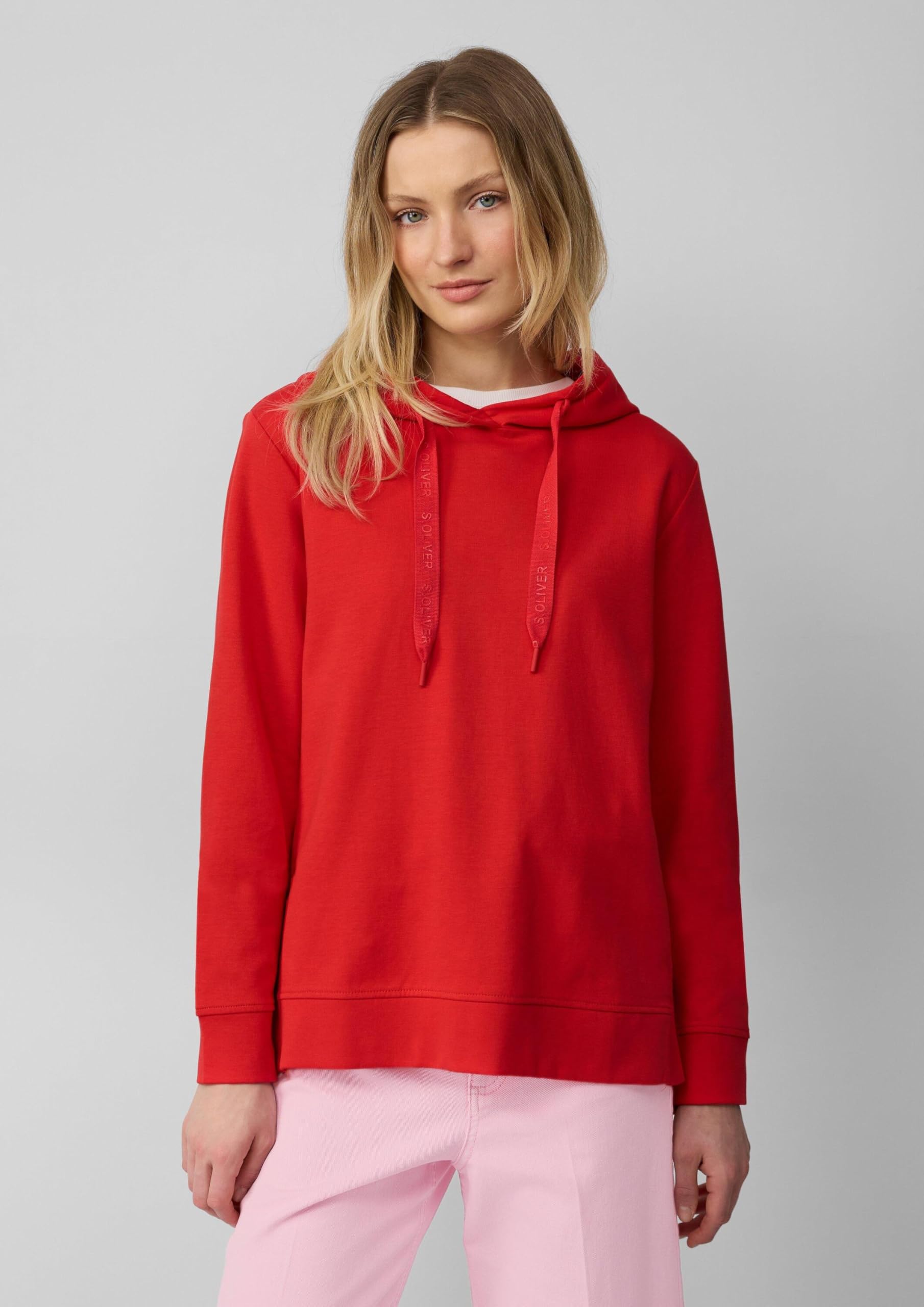 s.Oliver Junior Kapuzensweatshirt hellblau Relaxed Fit