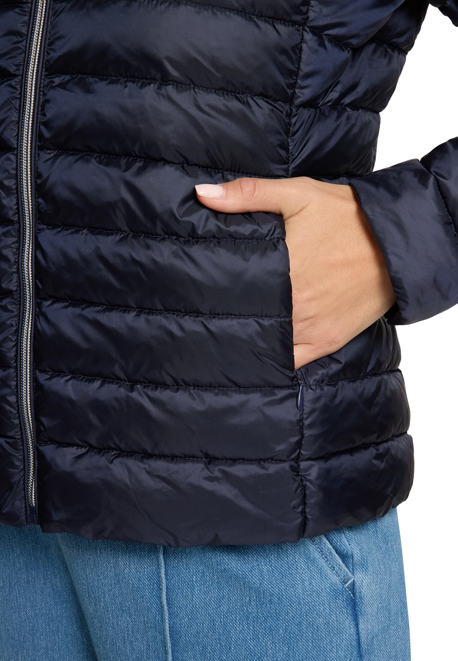 zero Steppjacke mit Stehkragen Damen Deep Sky Gr. 40 wattiert