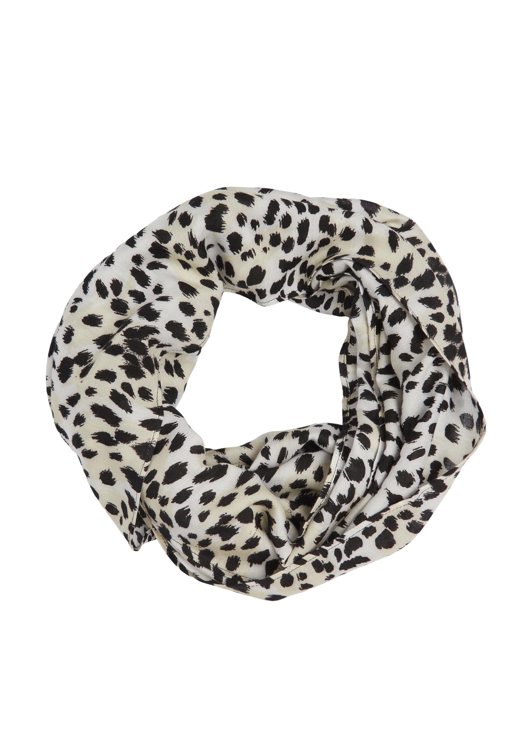 s.Oliver Junior Snood Loop-Schal Petrol mit Leo-Print
