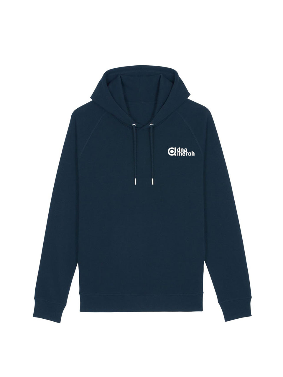 dna merch Fuck Charity Love Solidarity Hoodie Schwarz Bio