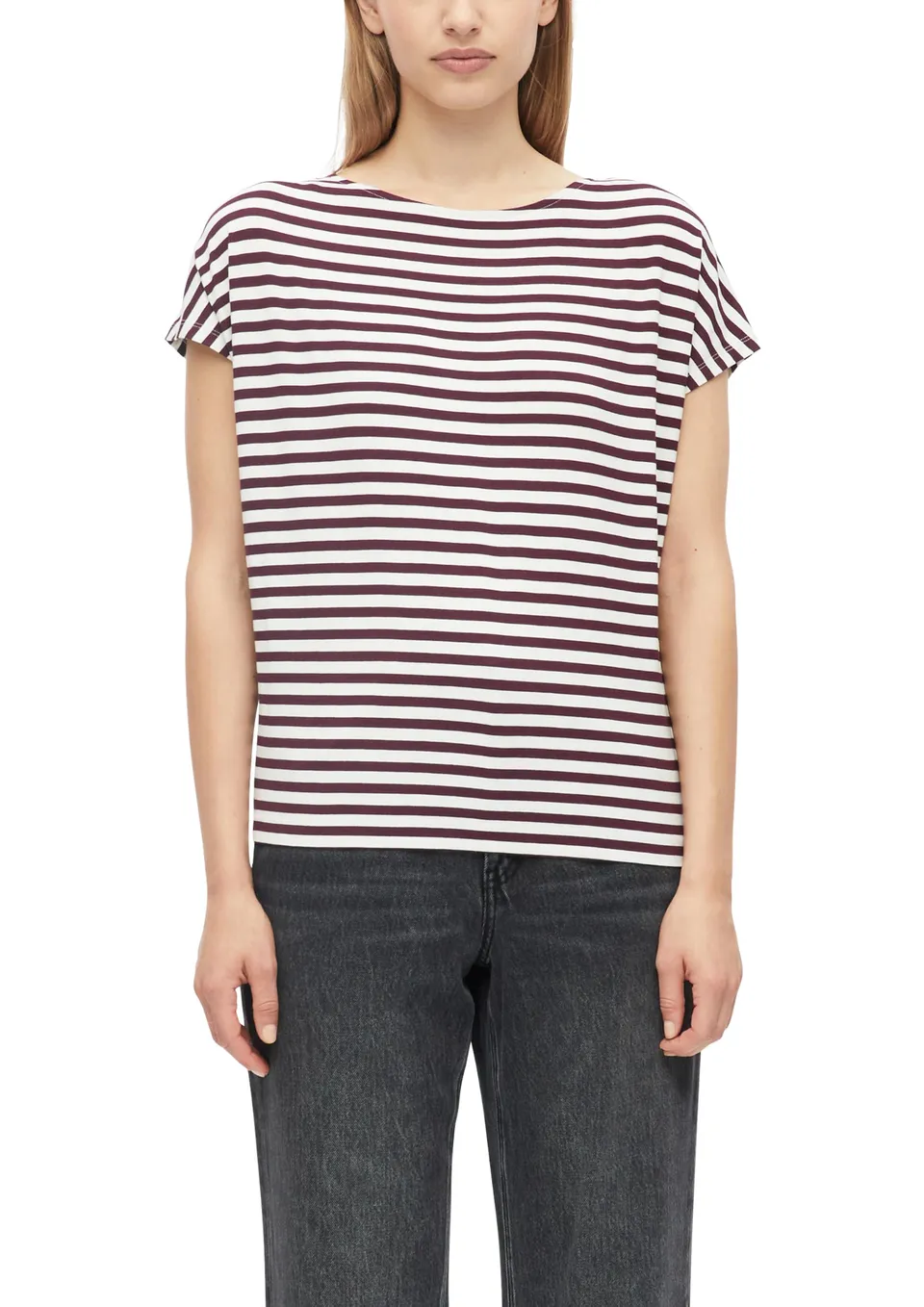 s.Oliver RED LABEL Streifen-Shirt Lilac/Pink gestreift