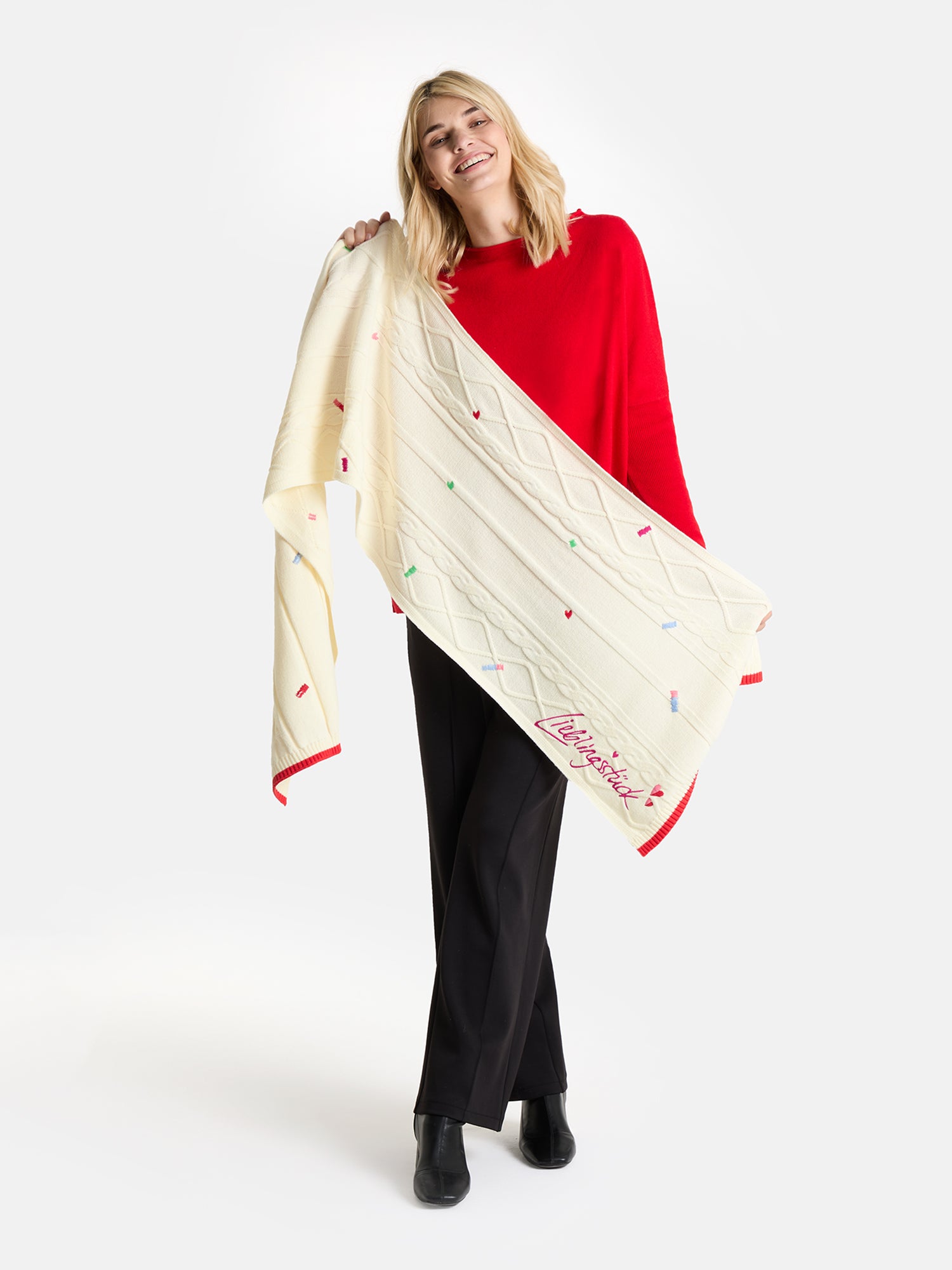 Lieblingsstück VardisL Schal Baumwollmix offwhite