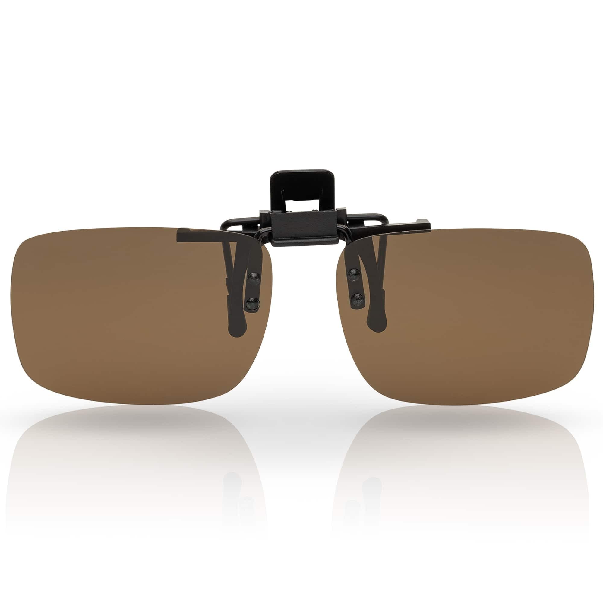 BEZLIT Clip-On Sonnenbrillenaufsatz Grau UV400 polarisiert